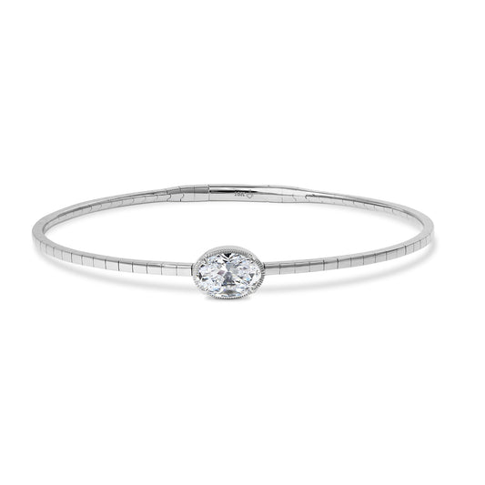 Clarity Diamond™ Oval Flex Bangle