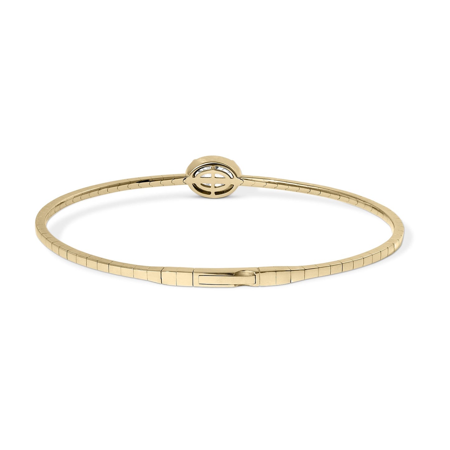 Clarity Diamond™ Back Oval Flex Bangle