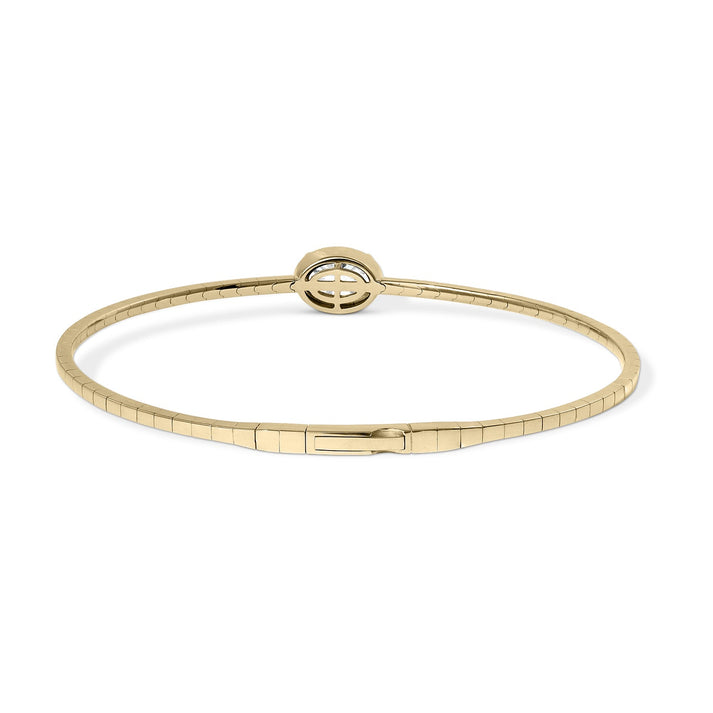 Clarity Diamond™ Back Oval Flex Bangle