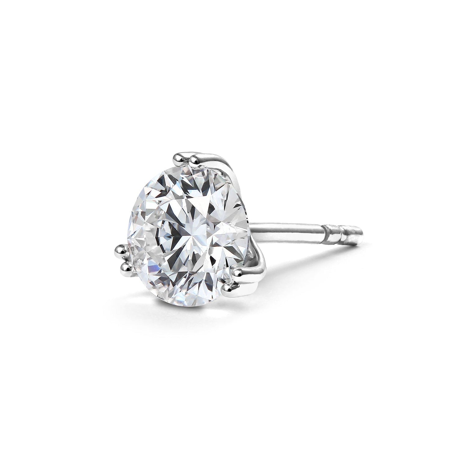 Clarity Diamond™ Angle Afloat Stud Earrings