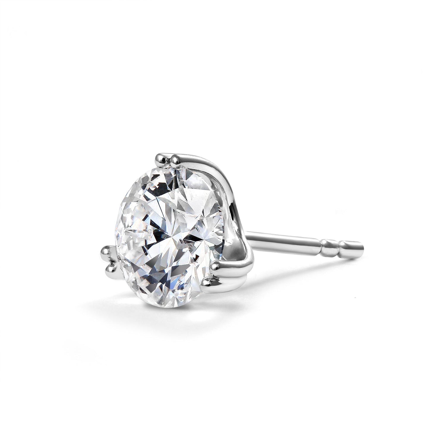 Clarity Diamond™ Angle Afloat Stud Earrings
