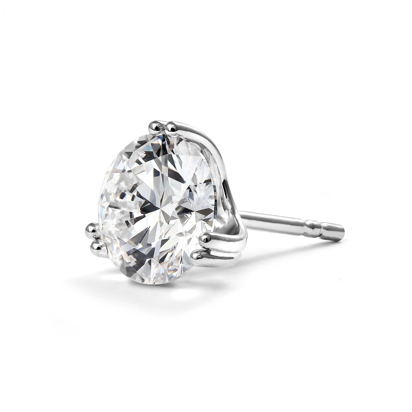 Clarity Diamond™ Angle Afloat Stud Earrings
