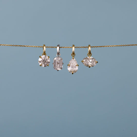 Clarity Diamond™ Diamond Cut 18K Gold Chain