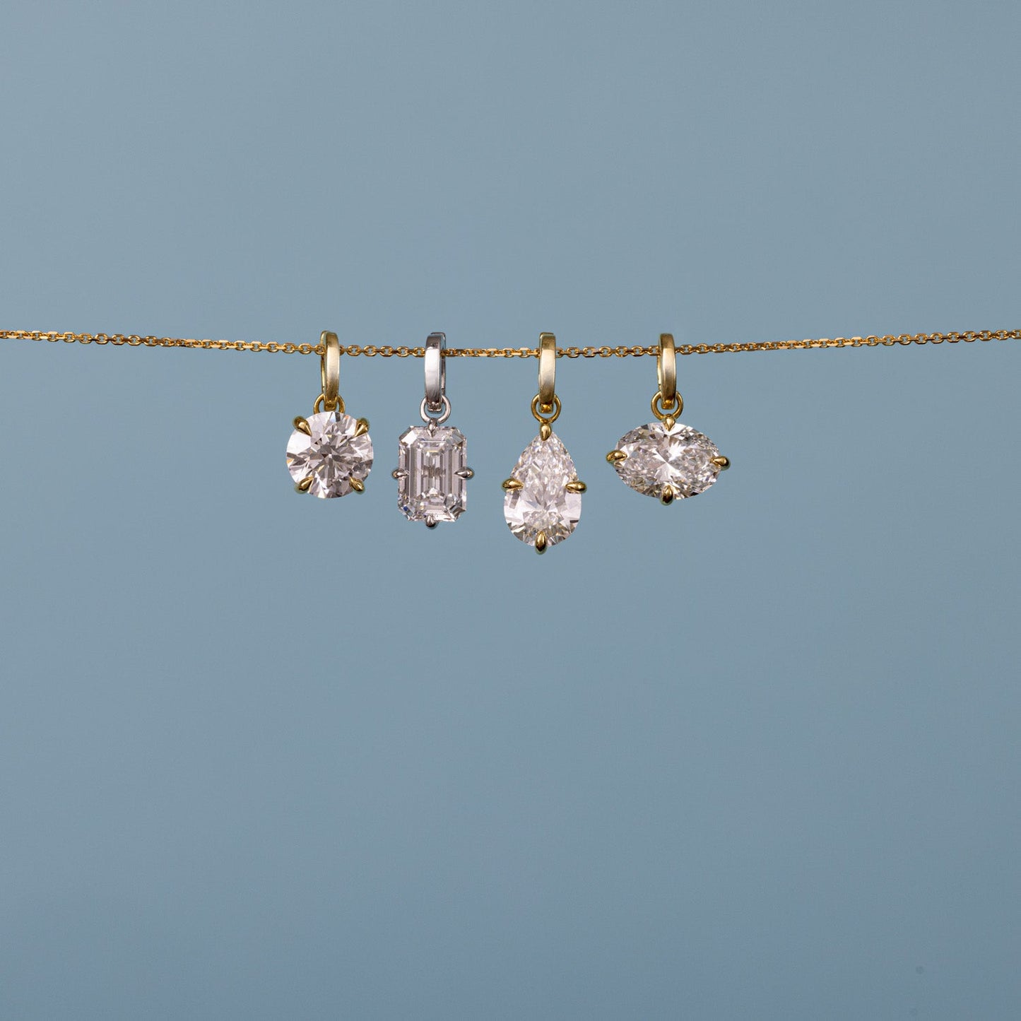 Clarity Diamond™ Diamond Cut 18K Gold Chain