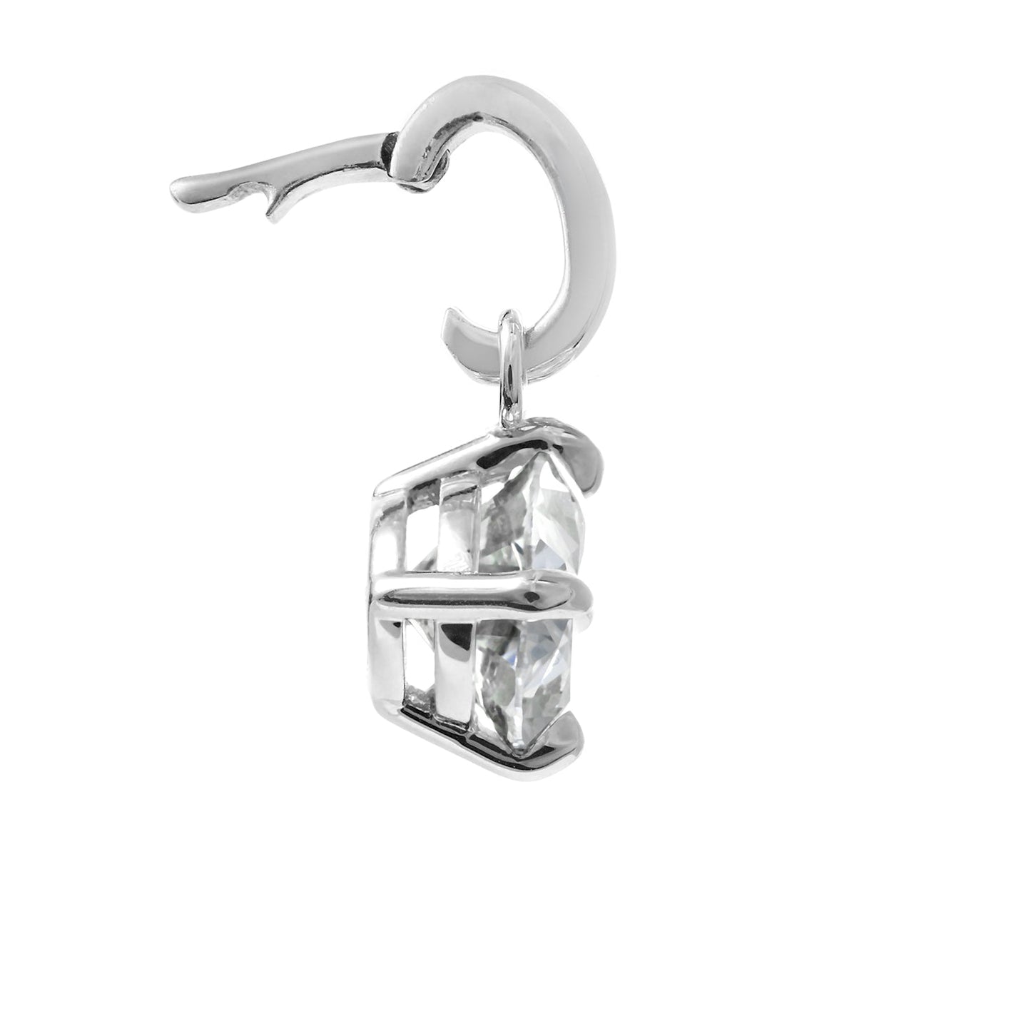 Clarity Diamond™ Side Oval Diamond Enhancer Charm