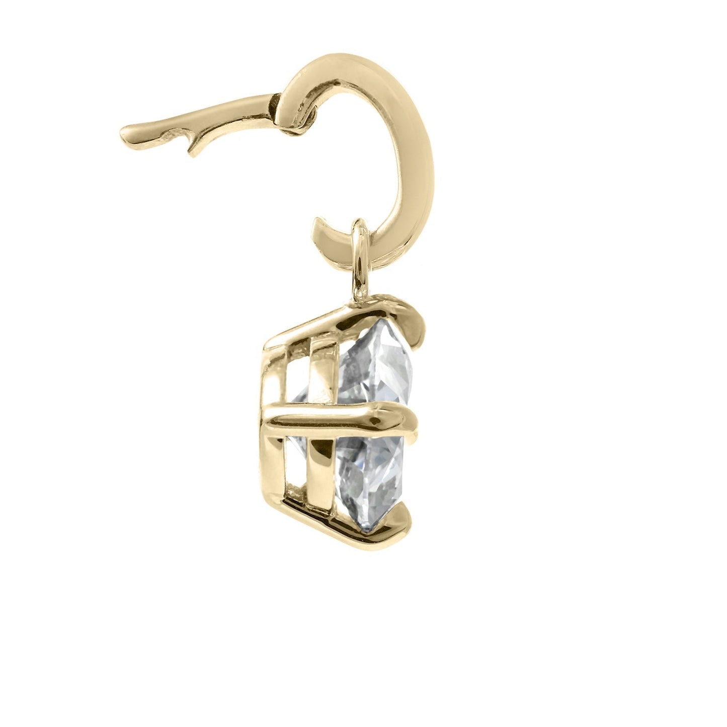 Clarity Diamond™ Side Oval Diamond Enhancer Charm