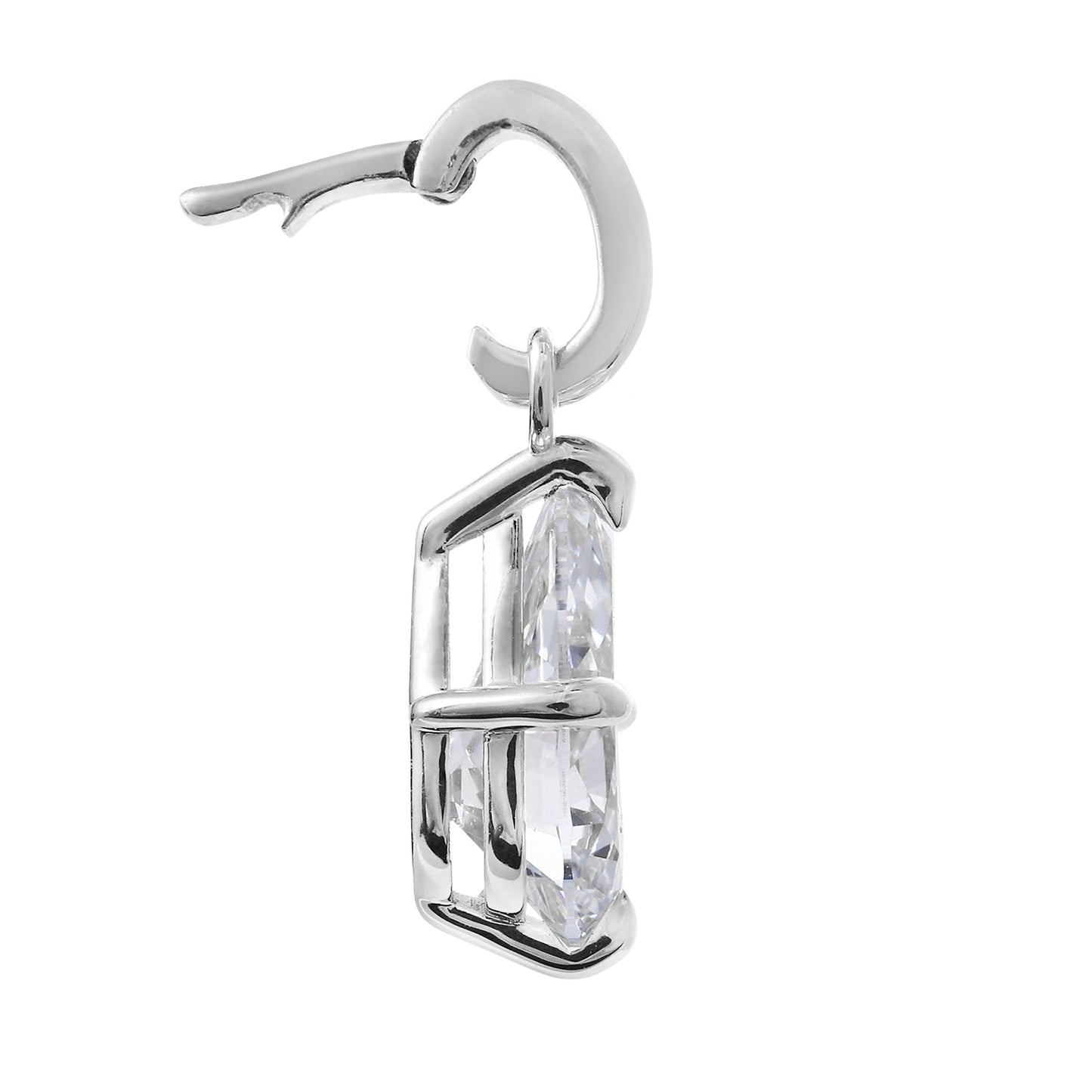 Clarity Diamond™ Side Oval Diamond Enhancer Charm