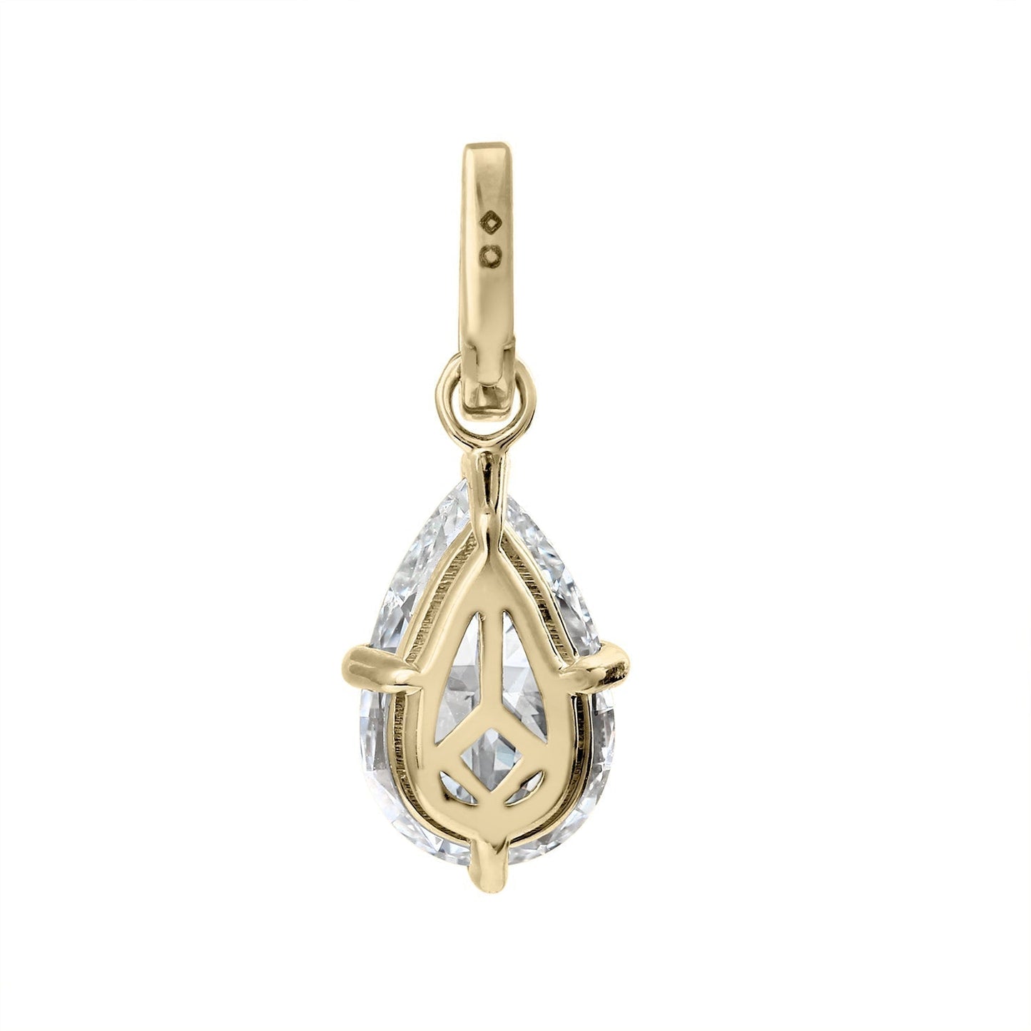 Clarity Diamond™ Back Oval Diamond Enhancer Charm