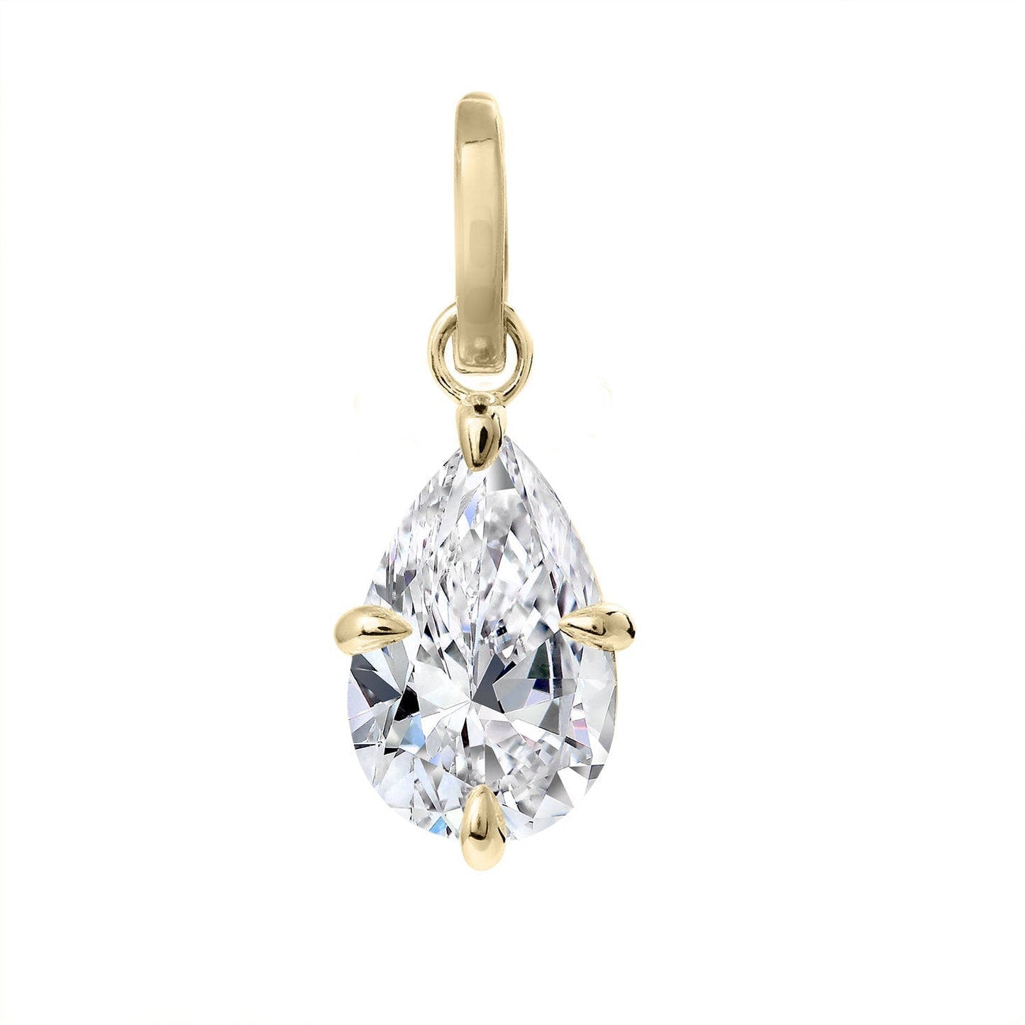 Clarity Diamond™ Oval Diamond Enhancer Charm