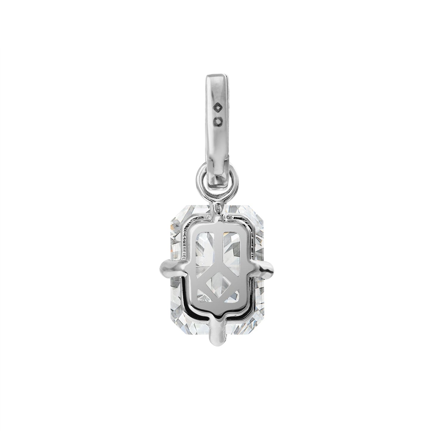 Clarity Diamond™ Back Emerald Diamond Enhancer Charm