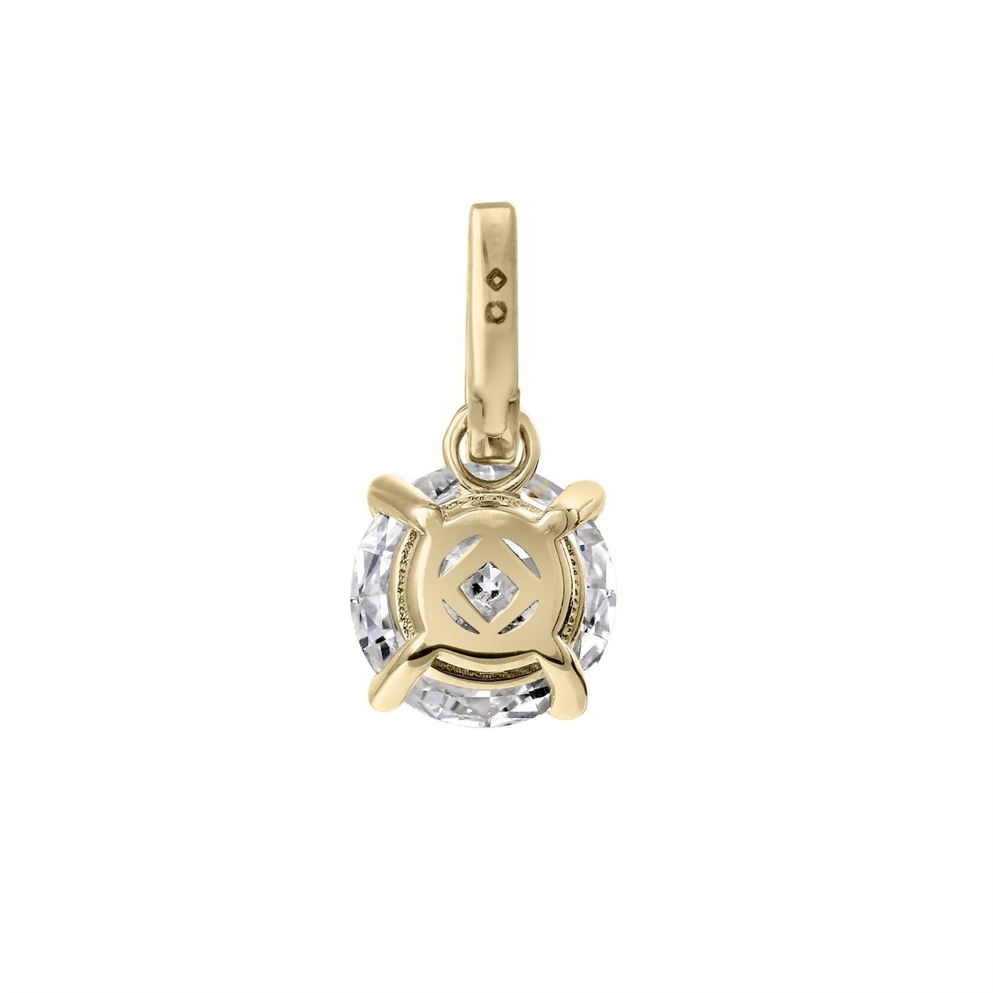 Clarity Diamond™ Back Round Diamond Enhancer Charm