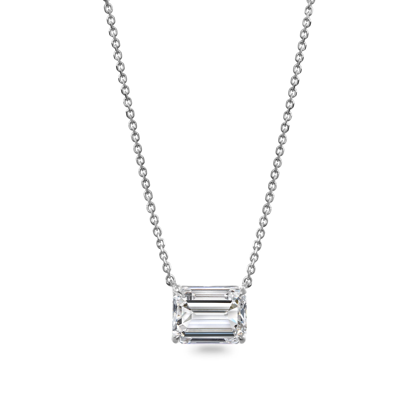 Clarity Diamond™ Signature GIA Certified Lab Grown Emerald Diamond Pendant