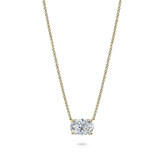 Clarity Diamond™ Signature GIA Certified Lab Grown Oval Diamond Pendant