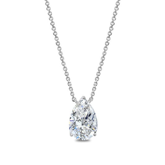 Clarity Diamond™ Signature GIA Certified Lab Grown Pear Diamond Pendant