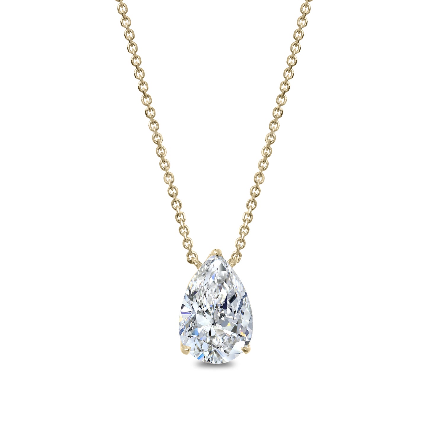 Clarity Diamond™ Signature GIA Certified Lab Grown Pear Diamond Pendant