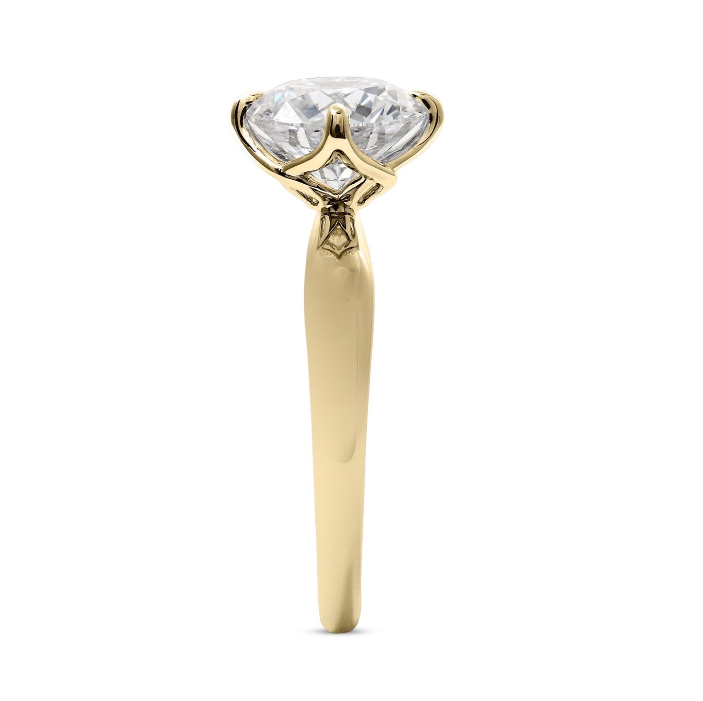 Clarity Diamond™ Signature Lab Grown Round Diamond Solitaire Engagement Ring