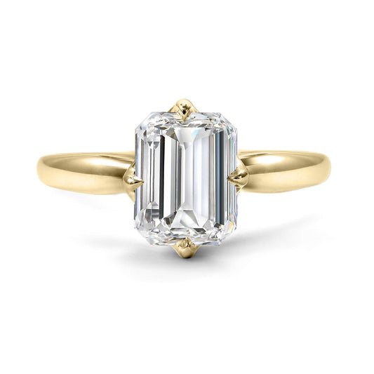 Clarity Diamond™ Signature Lab Grown Emerald Diamond Solitaire Engagement Ring