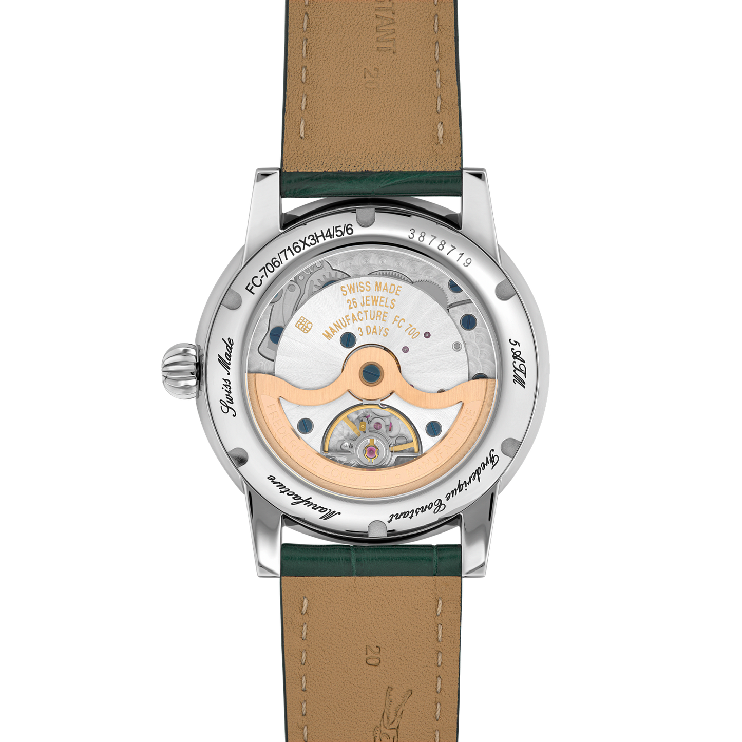 NEW MANUFACTURE CLASSIC MOONPHASE DATE FC-716GR3H6