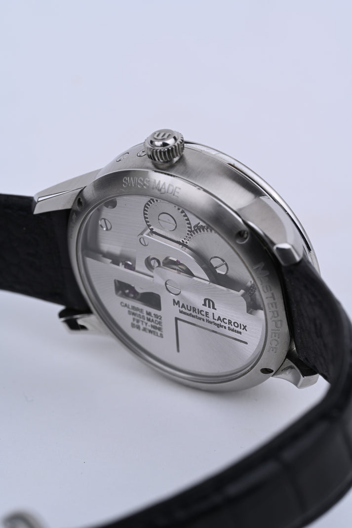 7228ss001000 Preowned Maurice lacroix masterpiece Lune retrogradep