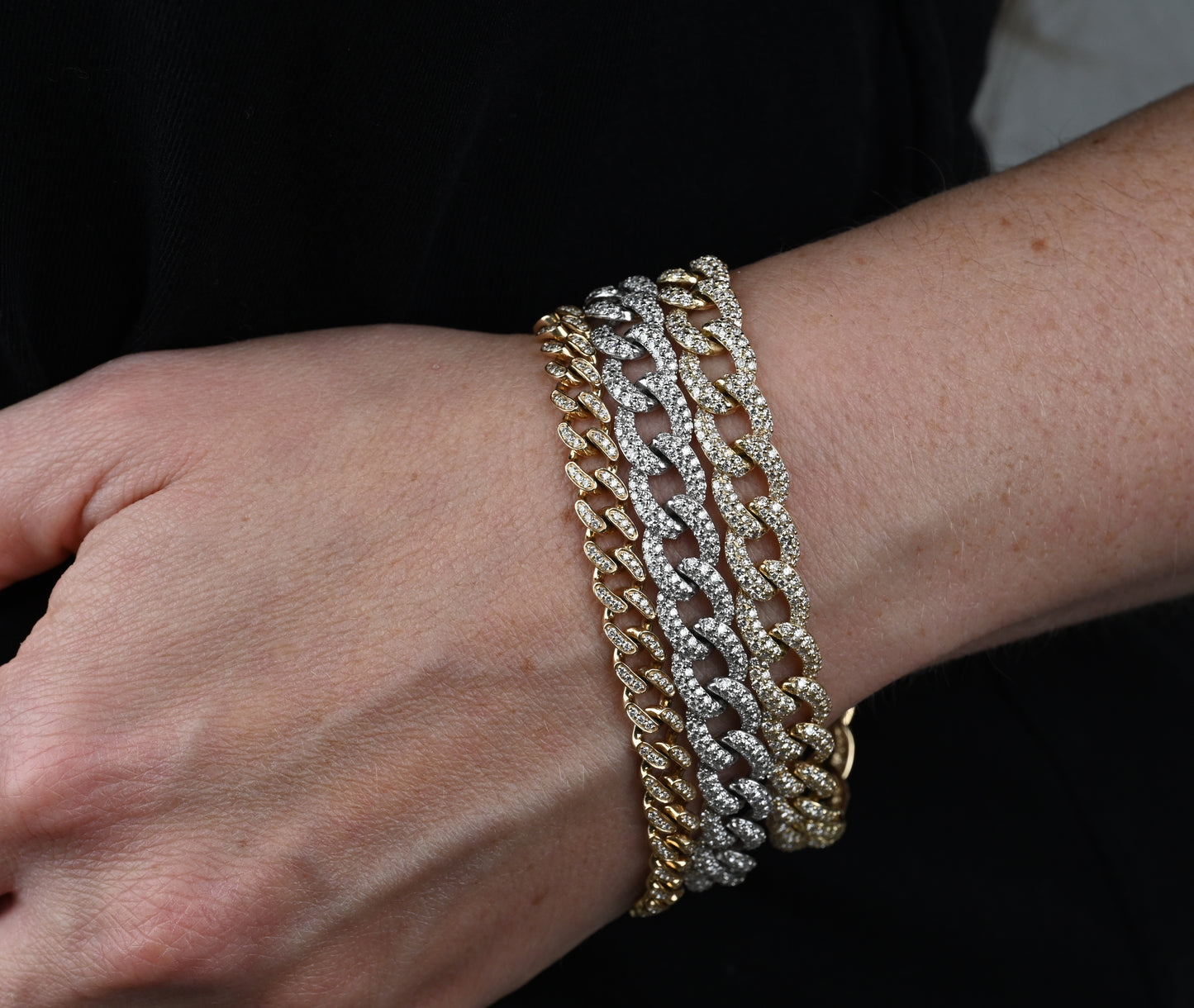 Classic Pave Cuban Link Bracelet