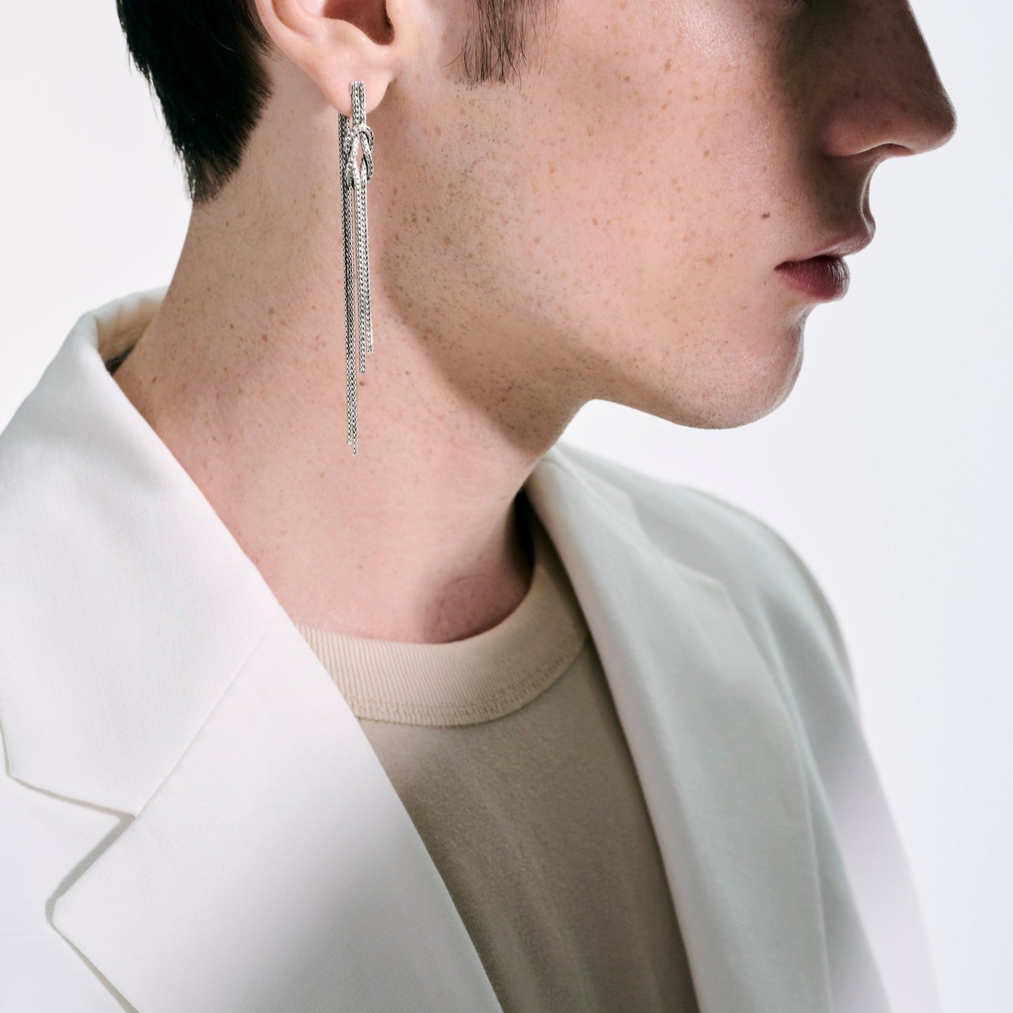 John Hardy Love Knot Drop Earring, Sterling Silver EB901063