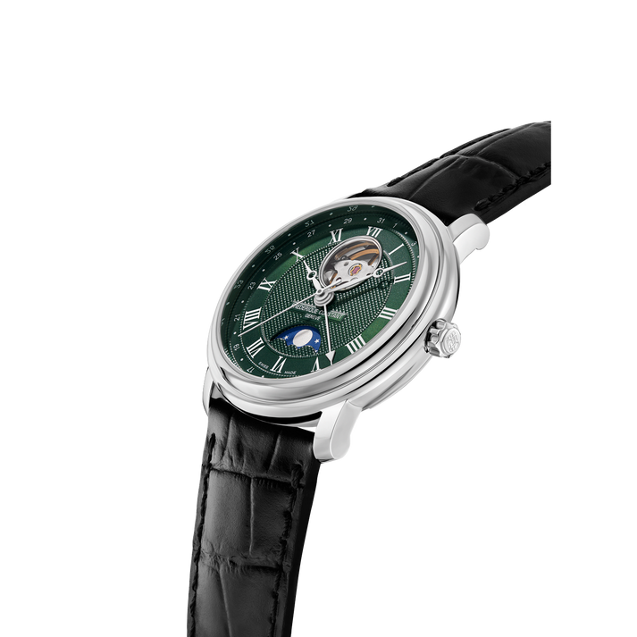 Frederique Constant Heart Beat Moonphase Date FC-335MCGRW4P26-BL