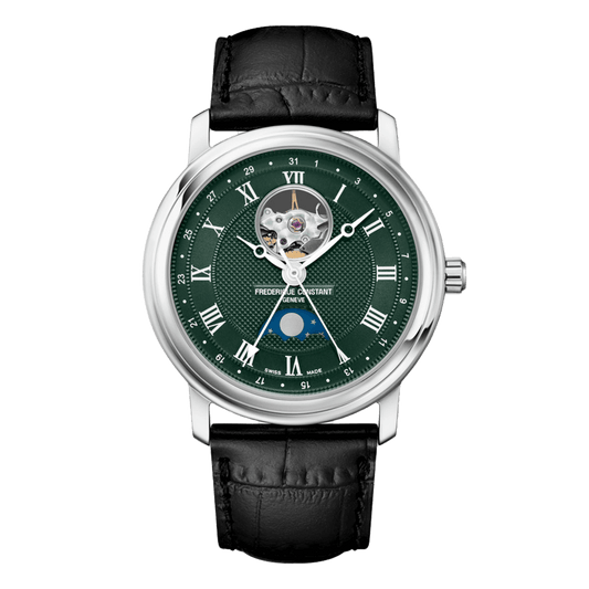 Frederique Constant Heart Beat Moonphase Date FC-335MCGRW4P26-BL