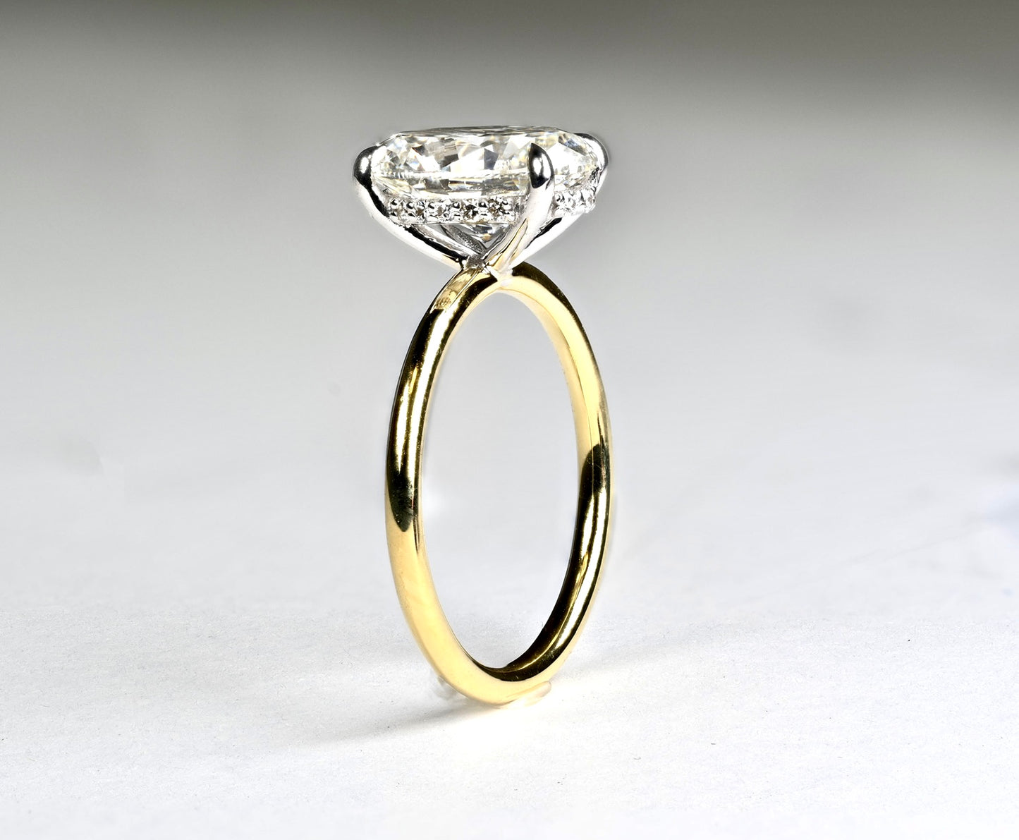 3.02 Carat Oval Engagement Ring