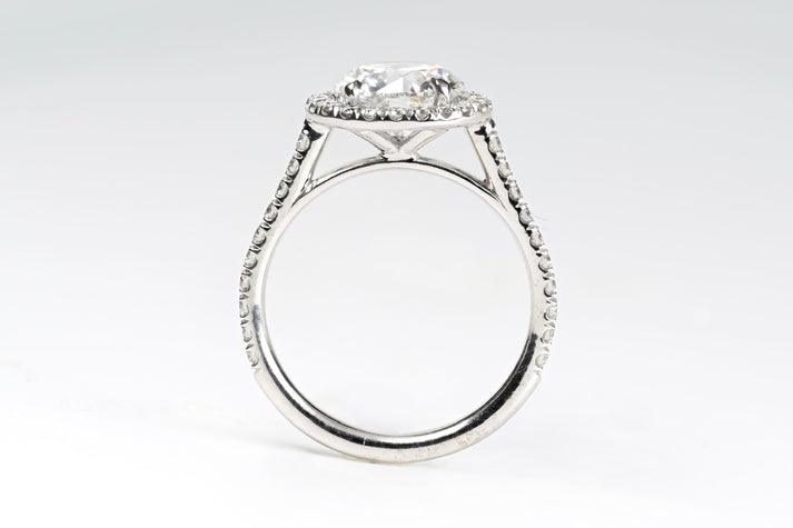 2 Carat Round Brilliant Engagement Ring with Halo