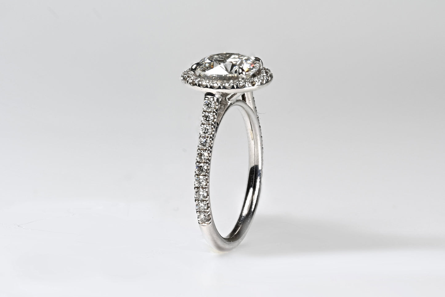 2 Carat Round Brilliant Engagement Ring with Halo