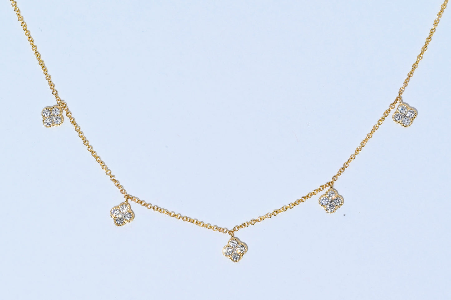 14Ky dangle neckless