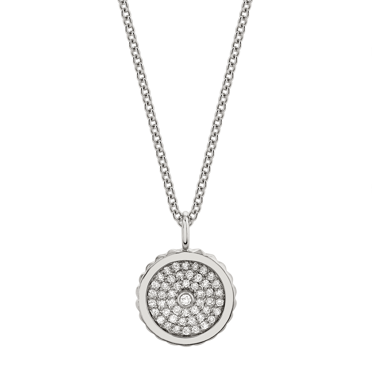 MICHAEL M Tetra Pavé Bezel Medallion P397