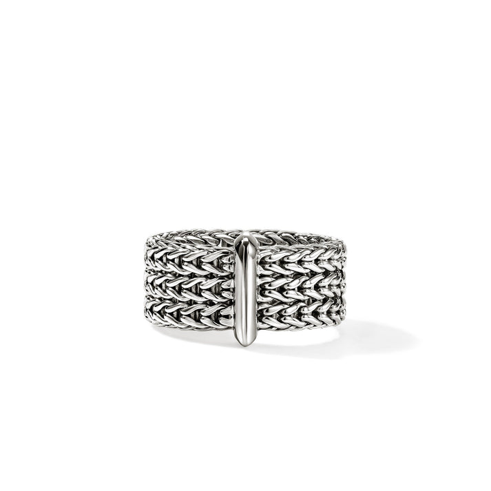 Icon Link Bar Ring, Sterling Silver, 9MM|RB98953