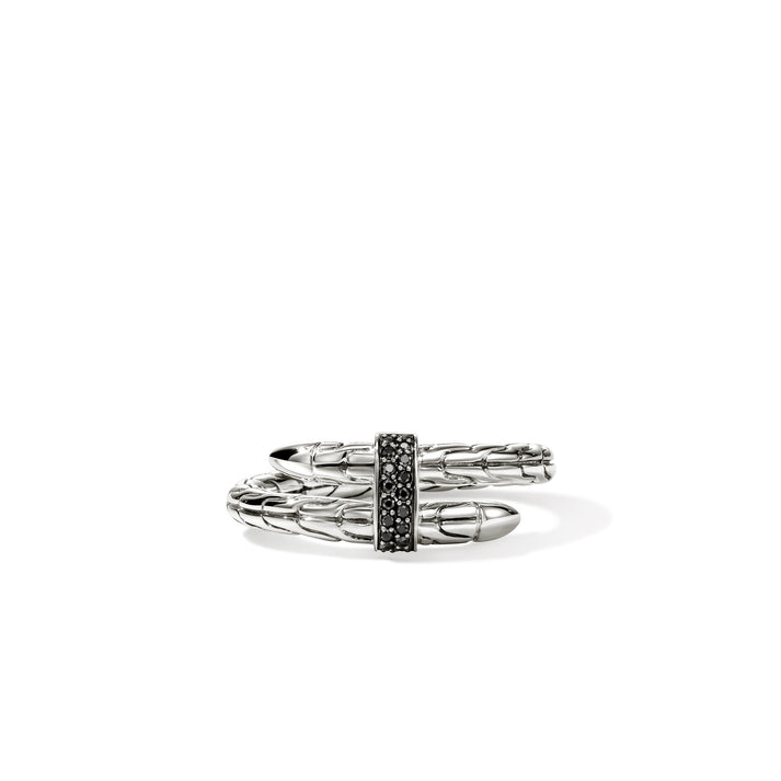 Spear Ring, Sterling Silver, Black Sapphire|RBS986804BLS