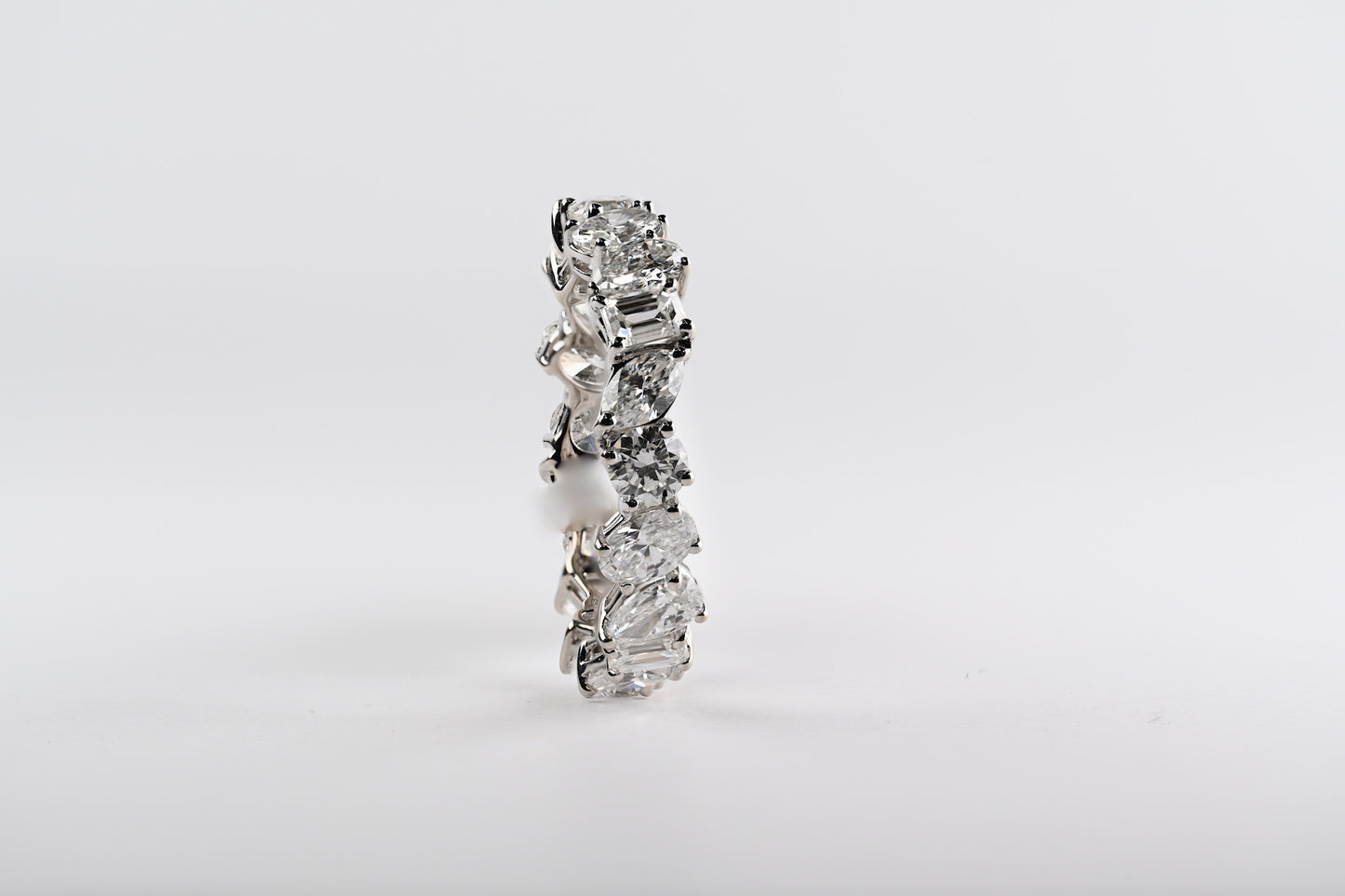 Mixed Shape Diamond Eternity Band