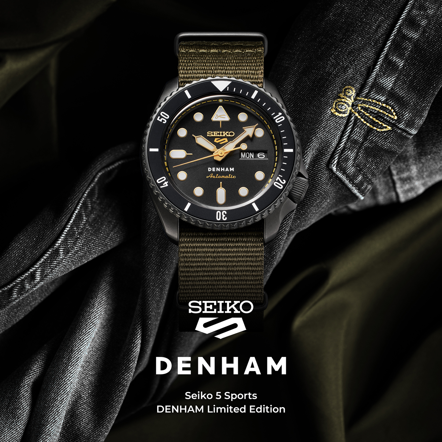 Seiko 5 Sports DENHAM Limited Edition SBSA283