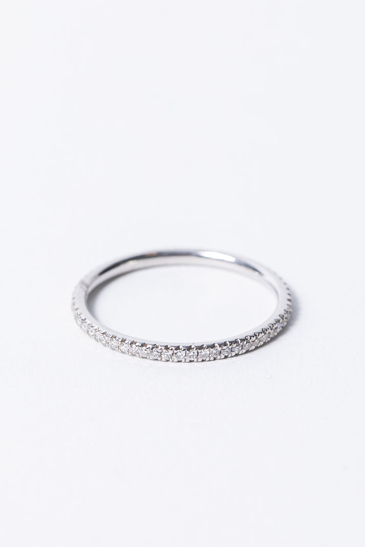 Quarter Carat Pave Diamond Eternity Band