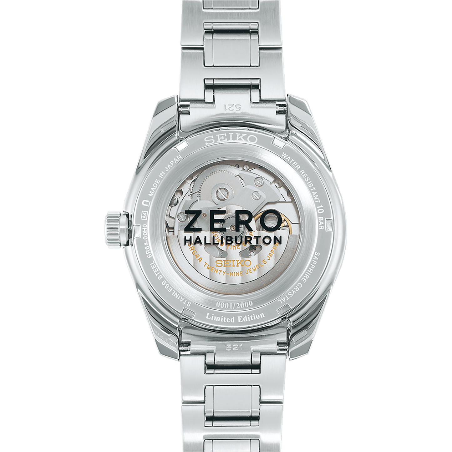 Seiko Presage Sharp-Edged Series Zero Halliburton Limited Edition Watch SPB269