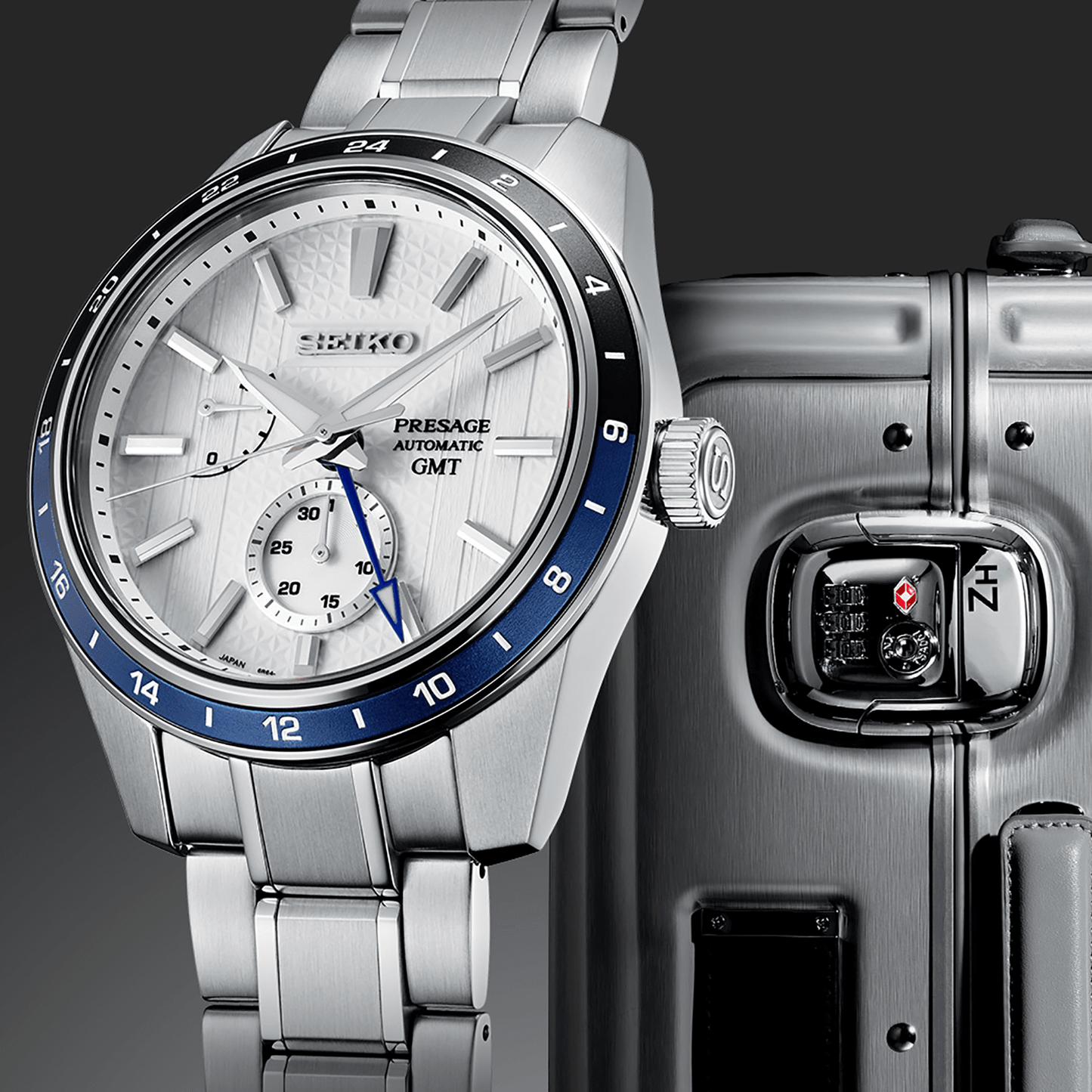 Seiko Presage Sharp-Edged Series Zero Halliburton Limited Edition Watch SPB269