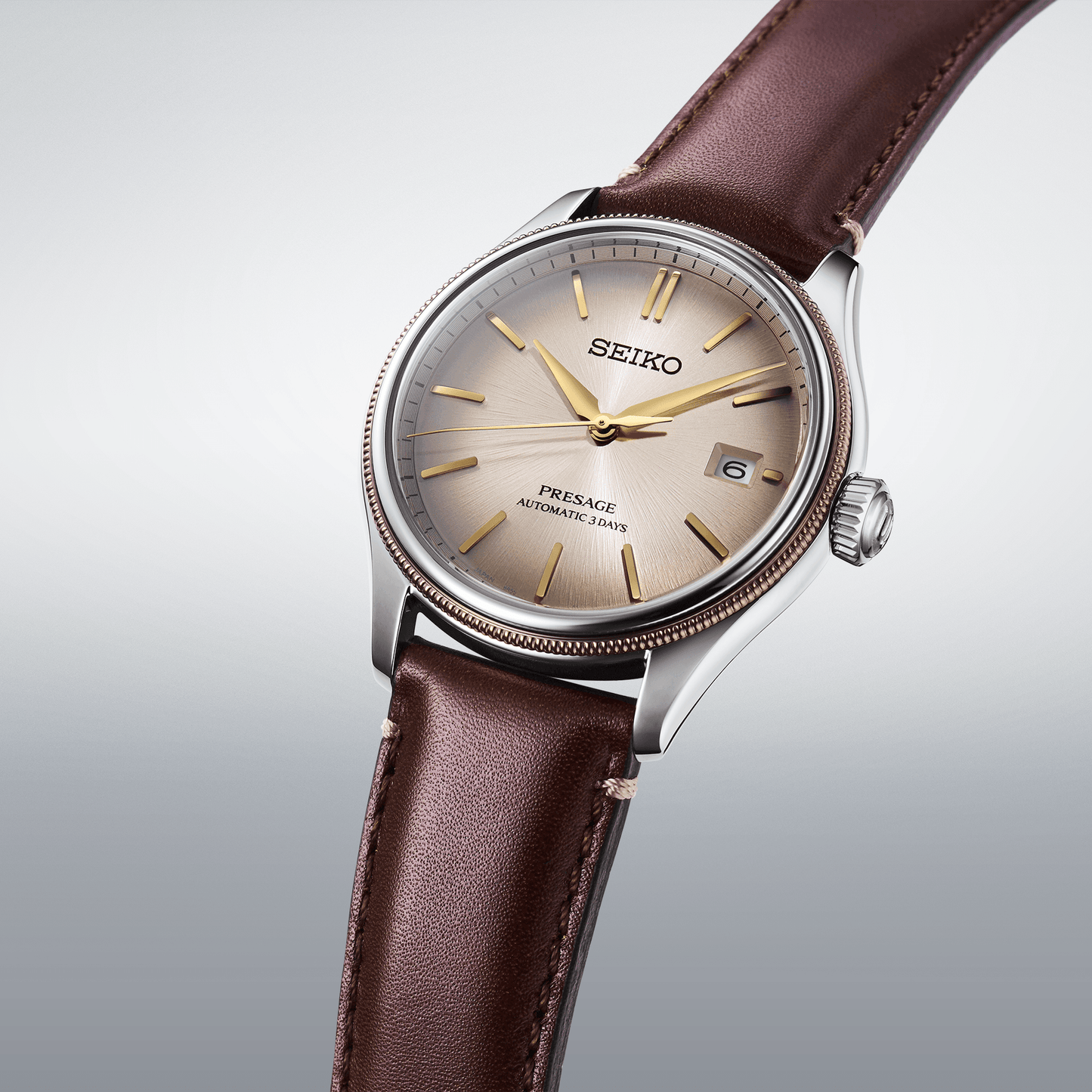 Seiko Presage Classic Series Upcycled Leather Strap Limited Edition SPB529