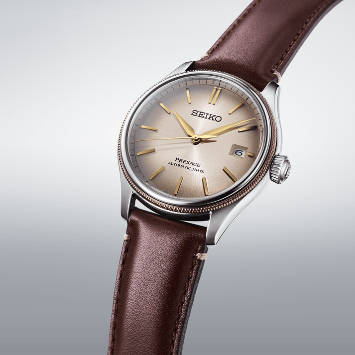 Seiko Presage Classic Series Upcycled Leather Strap Limited Edition SPB529