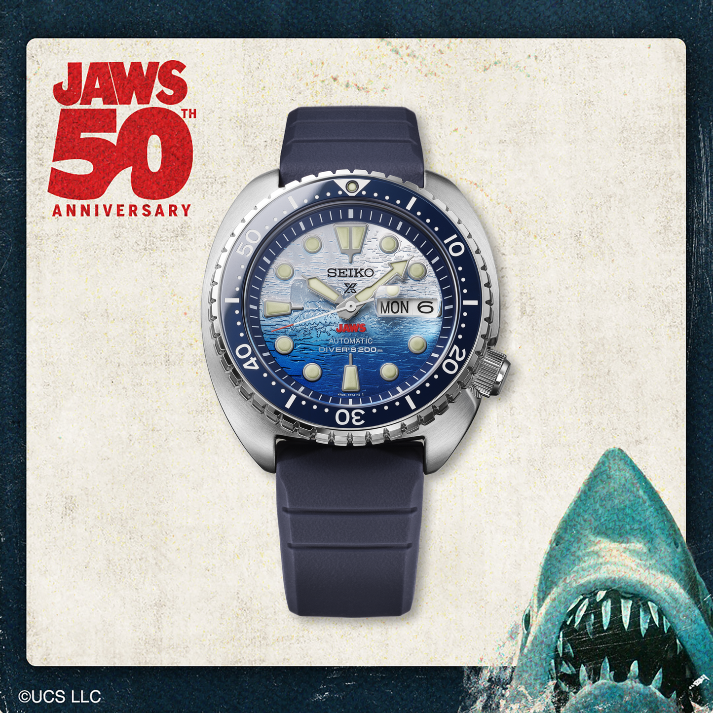 Seiko Prospex Sea JAWS 50th Anniversary Limited Edition SRPL81