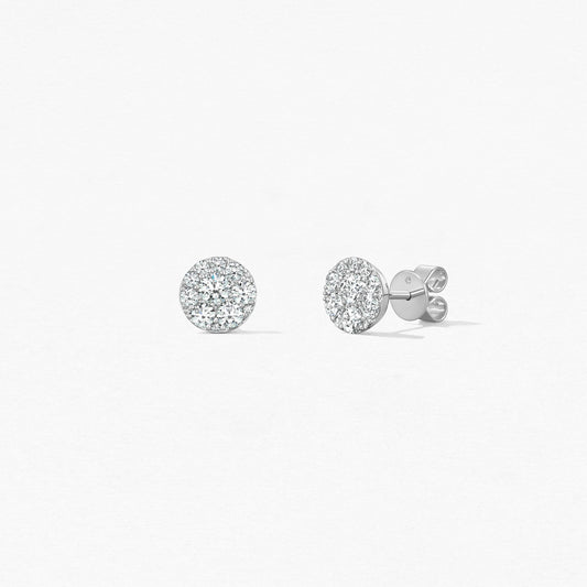 Tessa Diamond Circle Earrings