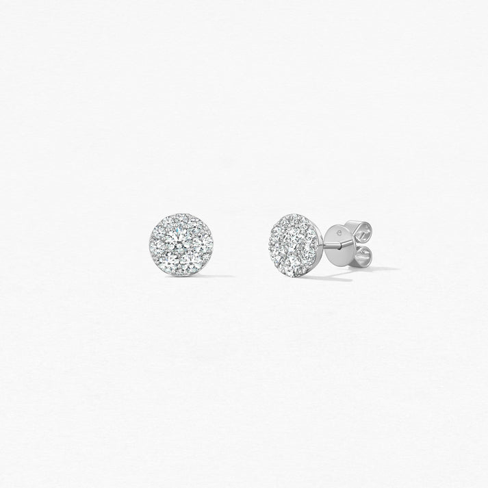 Tessa Diamond Circle Earrings