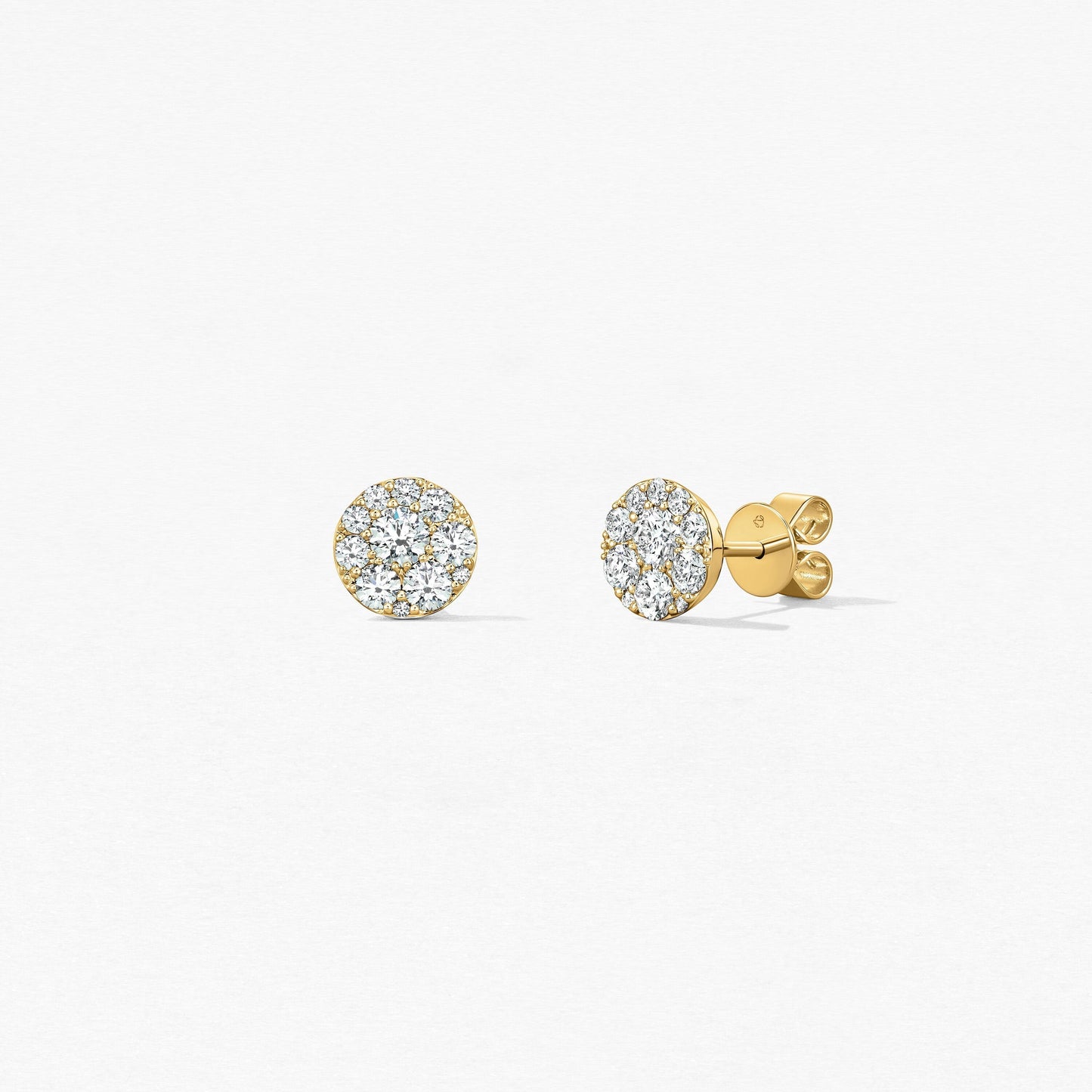 Tessa Diamond Circle Earrings