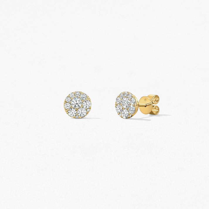 Tessa Diamond Circle Earrings