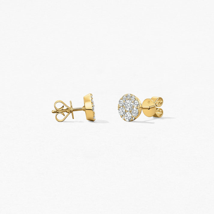 Tessa Diamond Circle Earrings