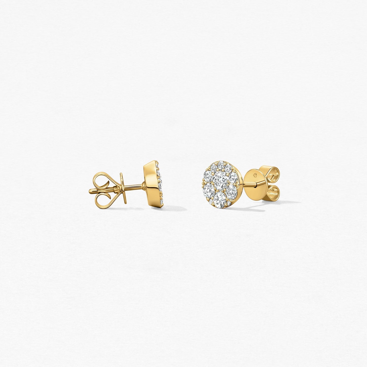 Tessa Diamond Circle Earrings