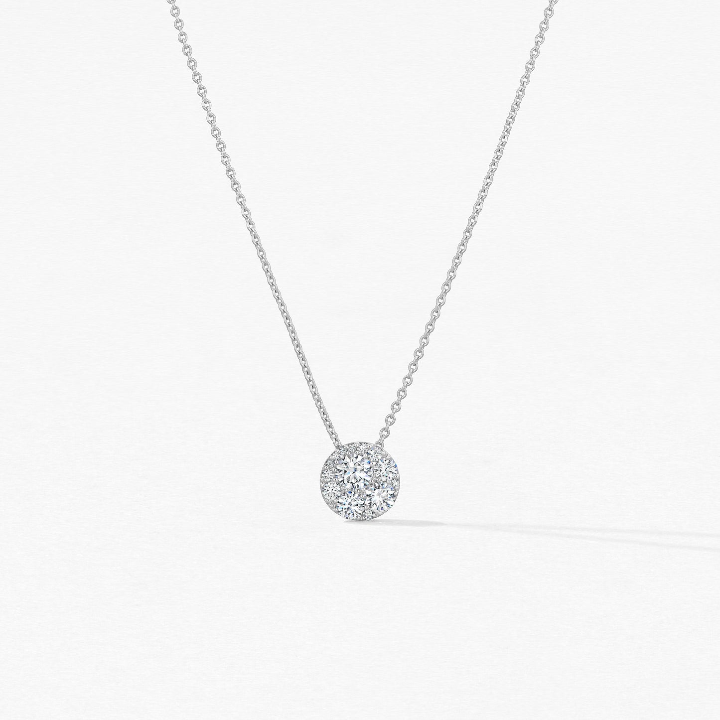 Tessa Diamond Circle Pendant