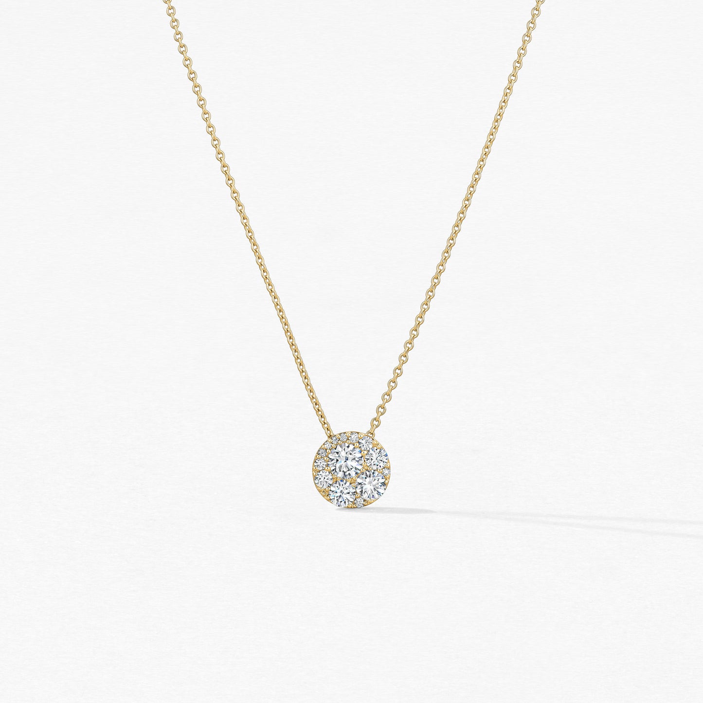Tessa Diamond Circle Pendant